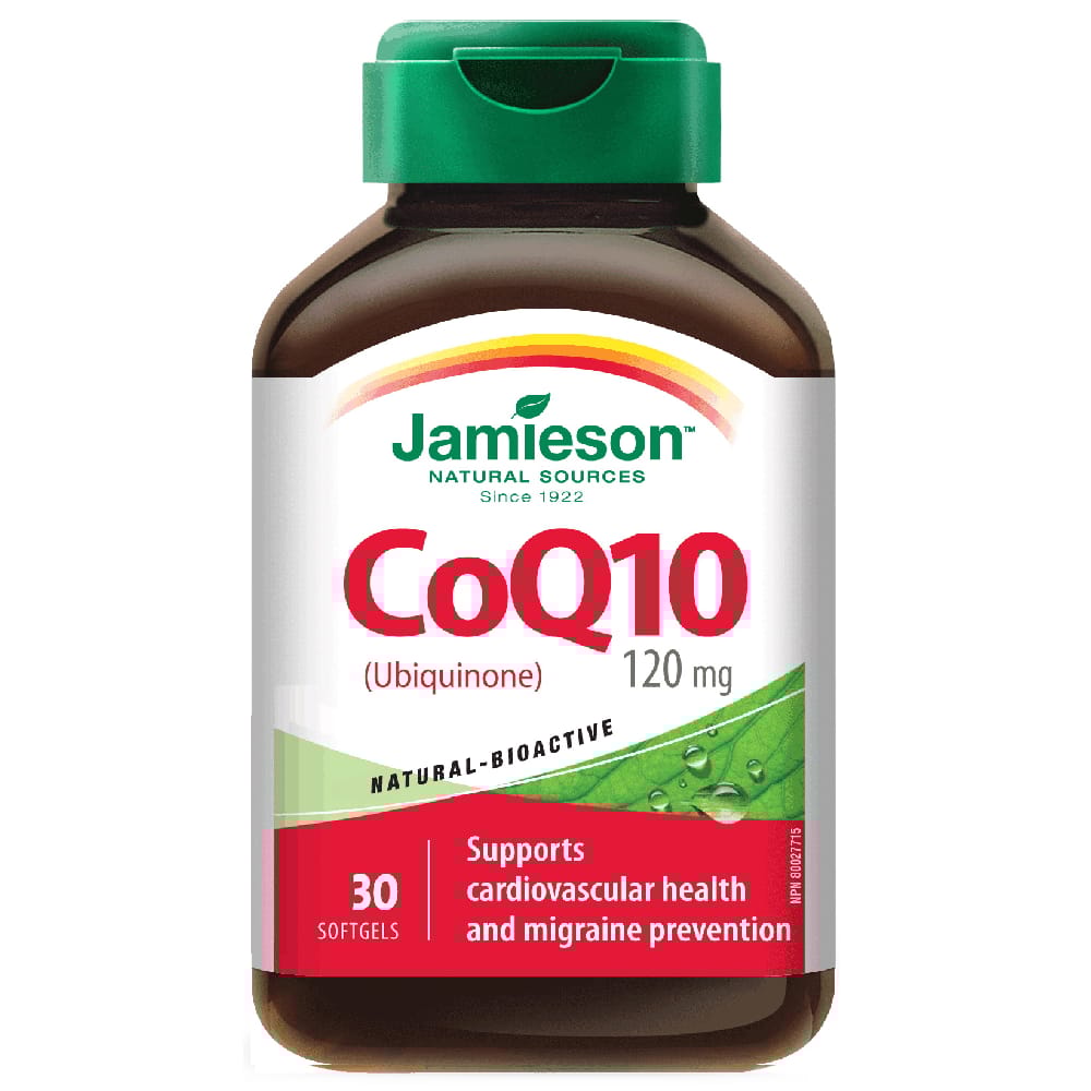 Jamieson Q10 Ubiquinone 120 mg 30Softgel