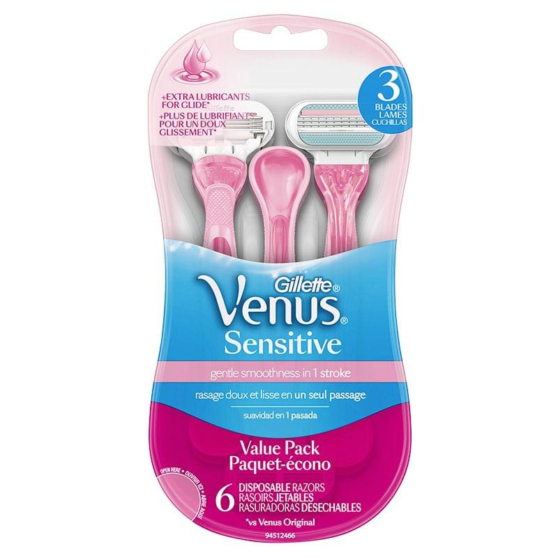 GILT VENUS 3 SENSI DISPO 6CT