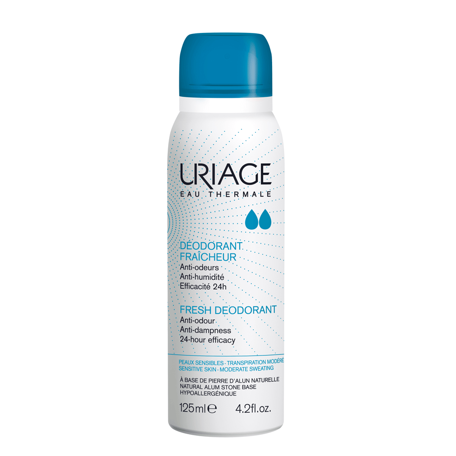 URIAGE DEODORANT FRAICHEUR SPRAY KIT 2+1