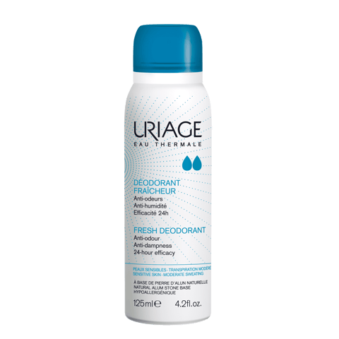 URIAGE DEODORANT FRAICHEUR SPRAY KIT 2+1