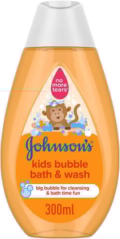 J&J BATH+WASH BUBBLE 300ML (BMR)