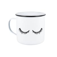 Whites Retromug - Eyelashes