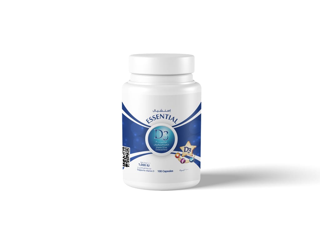 Essential Vitamin D3 1,000 IU 100 Cap