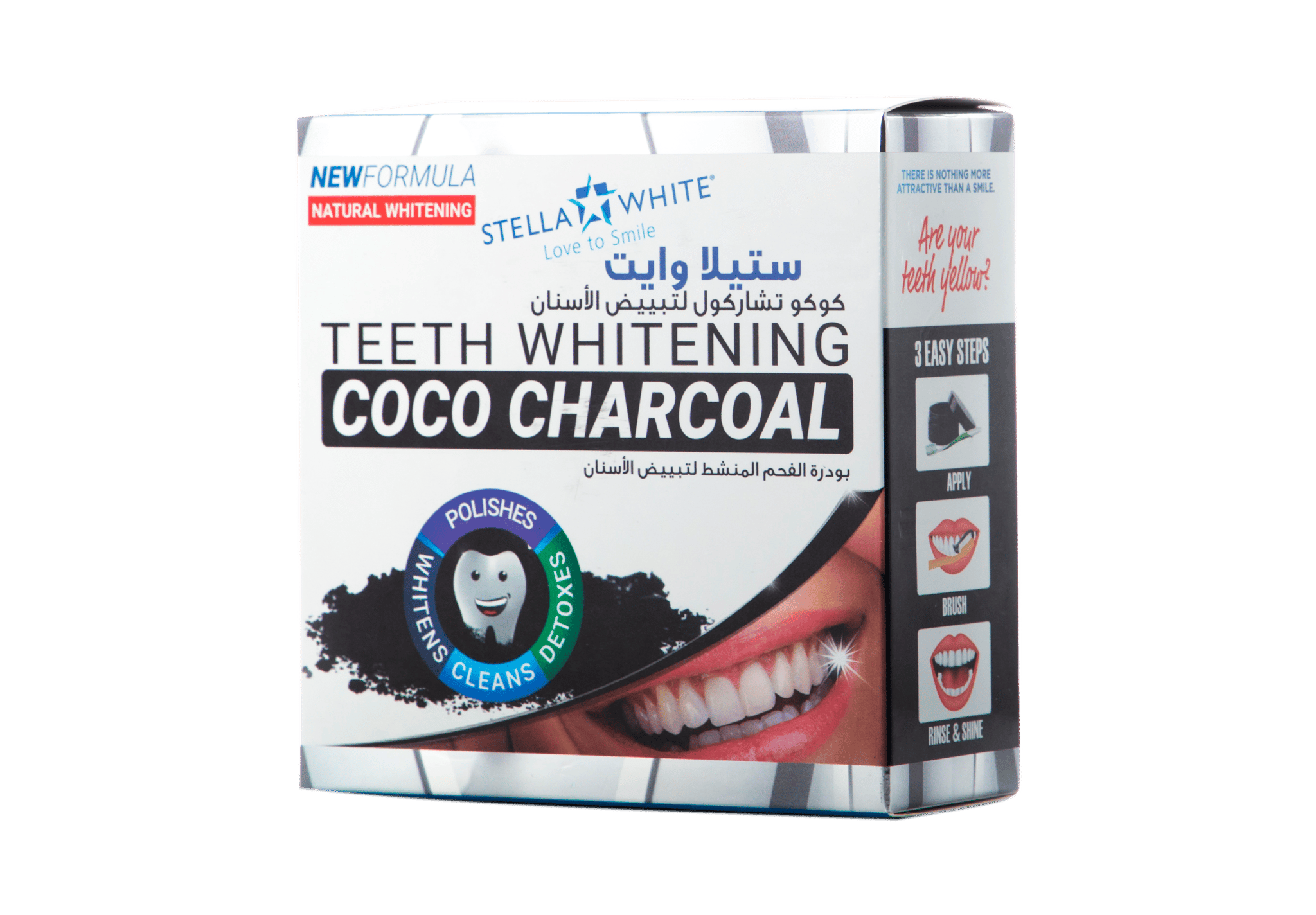 Stella white Whiten Charcoal Powder 40G