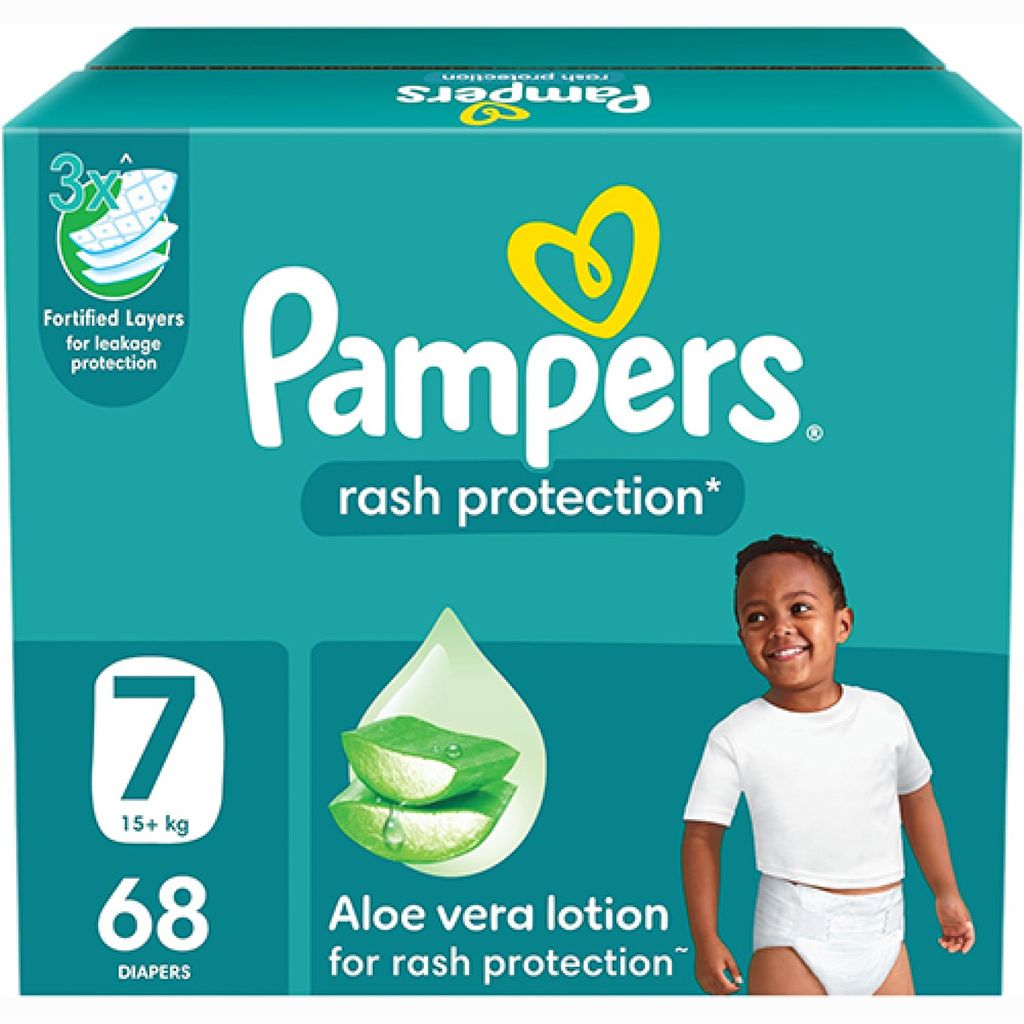 Pampers No-7 XXXL Mega Pack 1x68