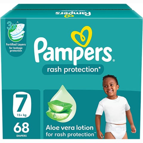 Pampers Ultimate Comfort Taped Diapers, Size 7 (15+Kg) 35Pc