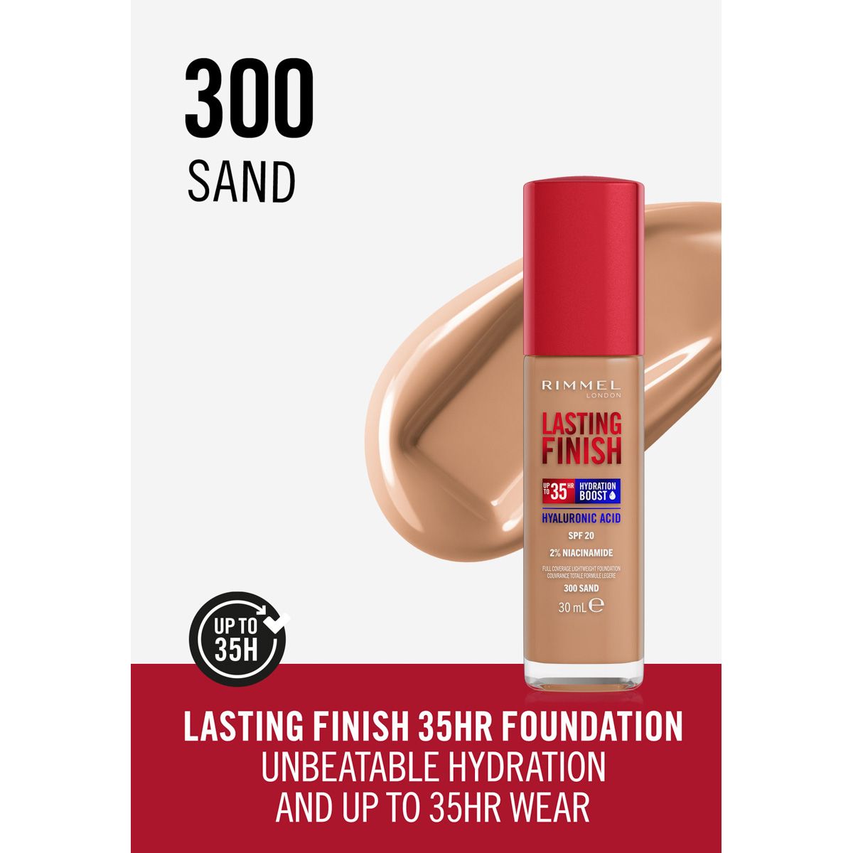 Rimmel Hydration Boost Foundation# 300