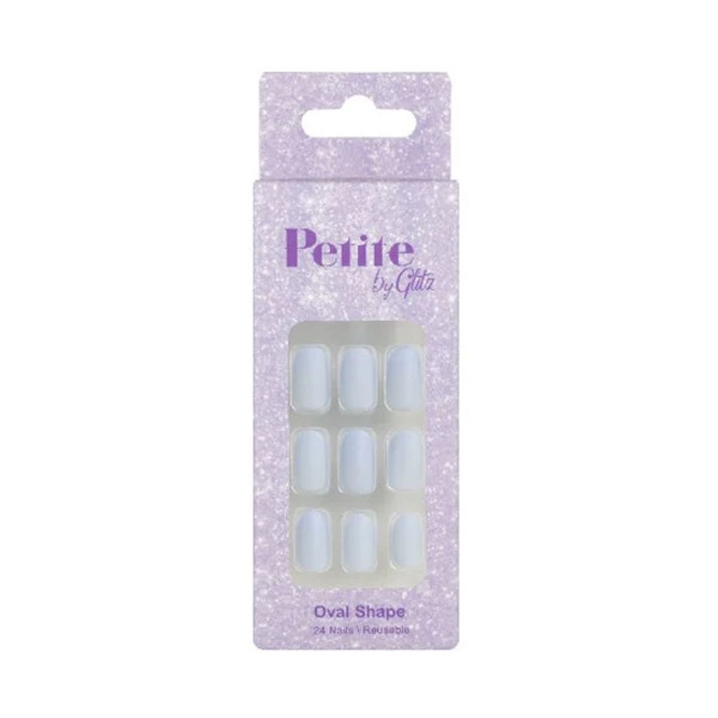 Glitz Petite Nails Oval# 5 Light Sky
