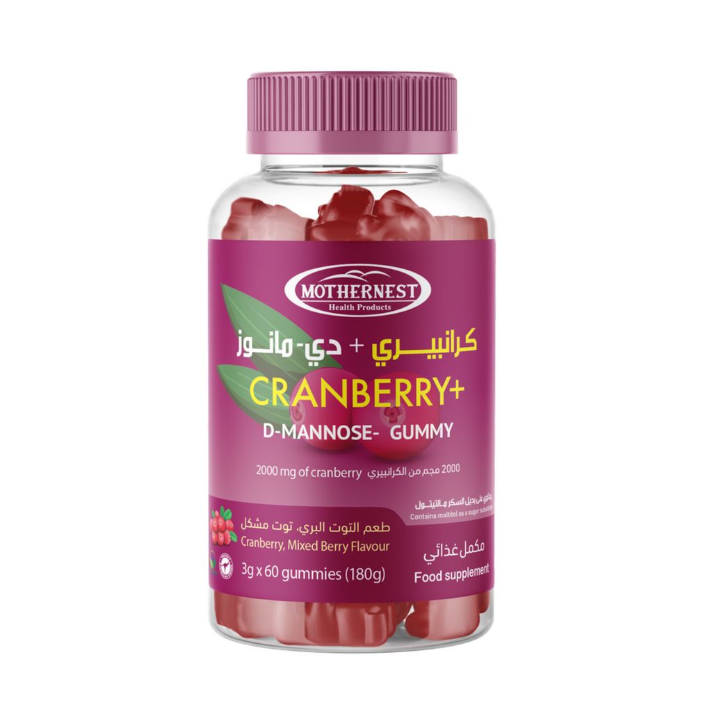 mothernest CRANBERRY+D-MANNOSE GUMMY