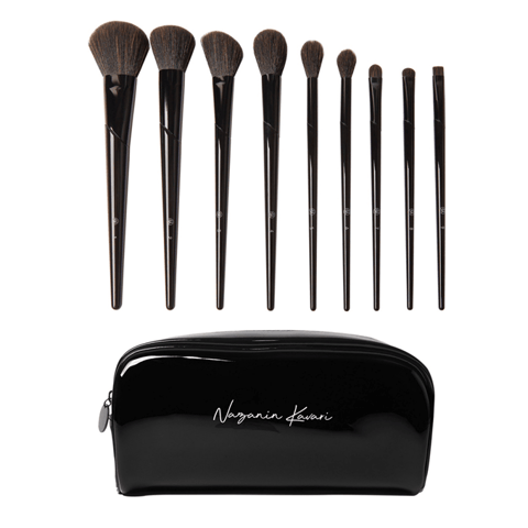 بي إتش كوزمتيكس مجموعة فرش نازانين كافاري - 10 قطع