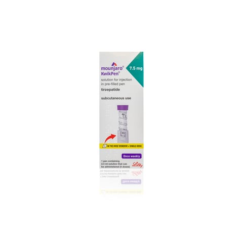Mounjaro 7.5 Mg/0.6ml Kwikpen 4 Doses