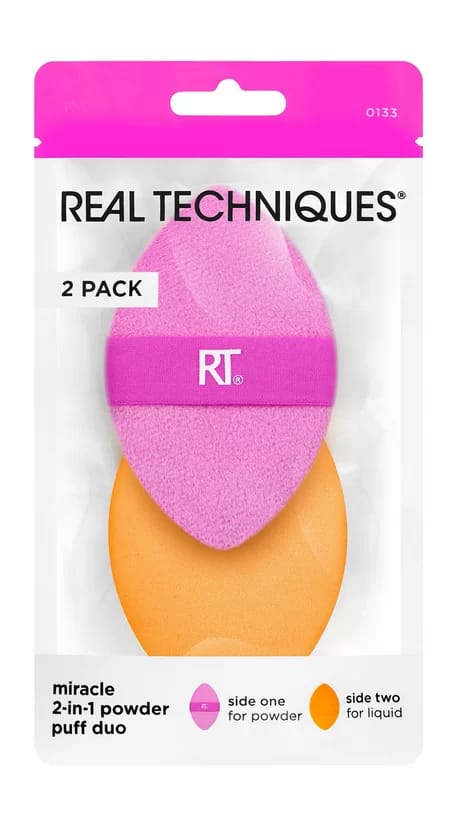 REAL TECHNIQUES Miracle 2-In-1 Powder Puff Duo