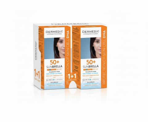 ديرميدك واقي شمس دهنية/مختلطة 1+1