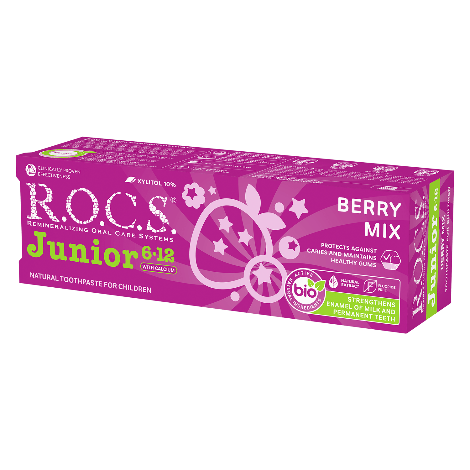 R.O.C.S Toothpaste Junior Berry Mix For Children 6-12 Years