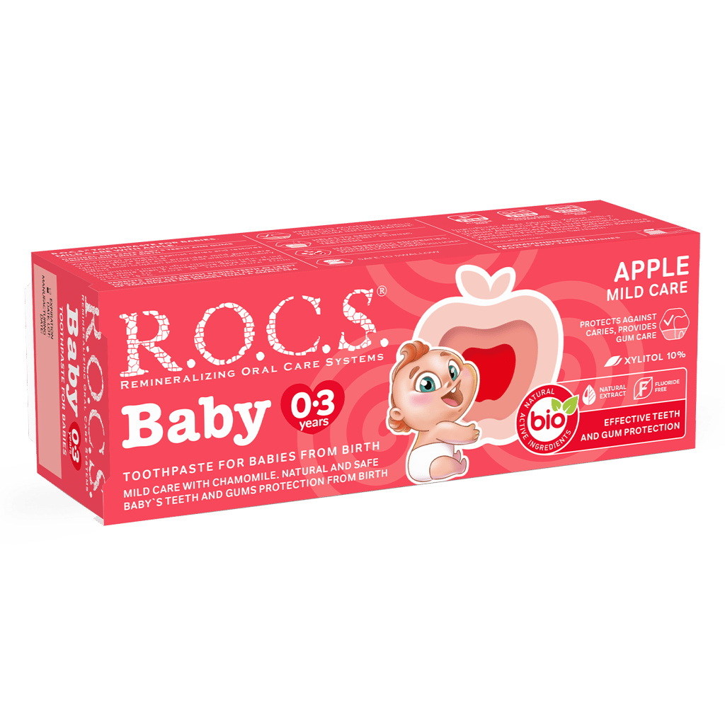 ‏R.O.C.S Toothpaste Baby Mild Care Apple 0-3 years