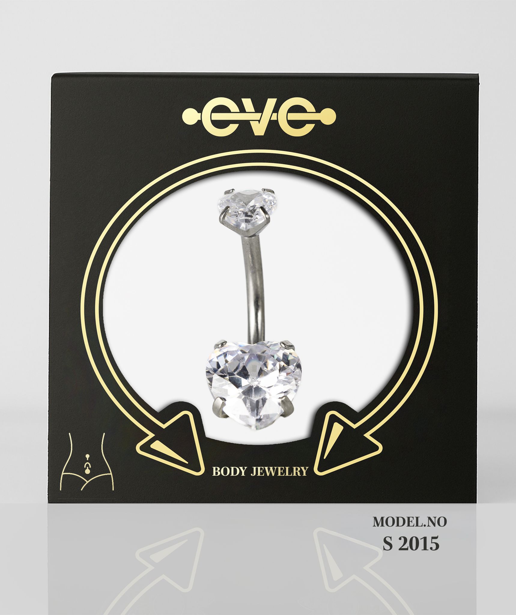 EVE Piercing SILVER - S 2015 Belly