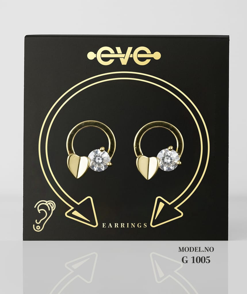 EVE Earrings Gold - G 1005 Ear Ring