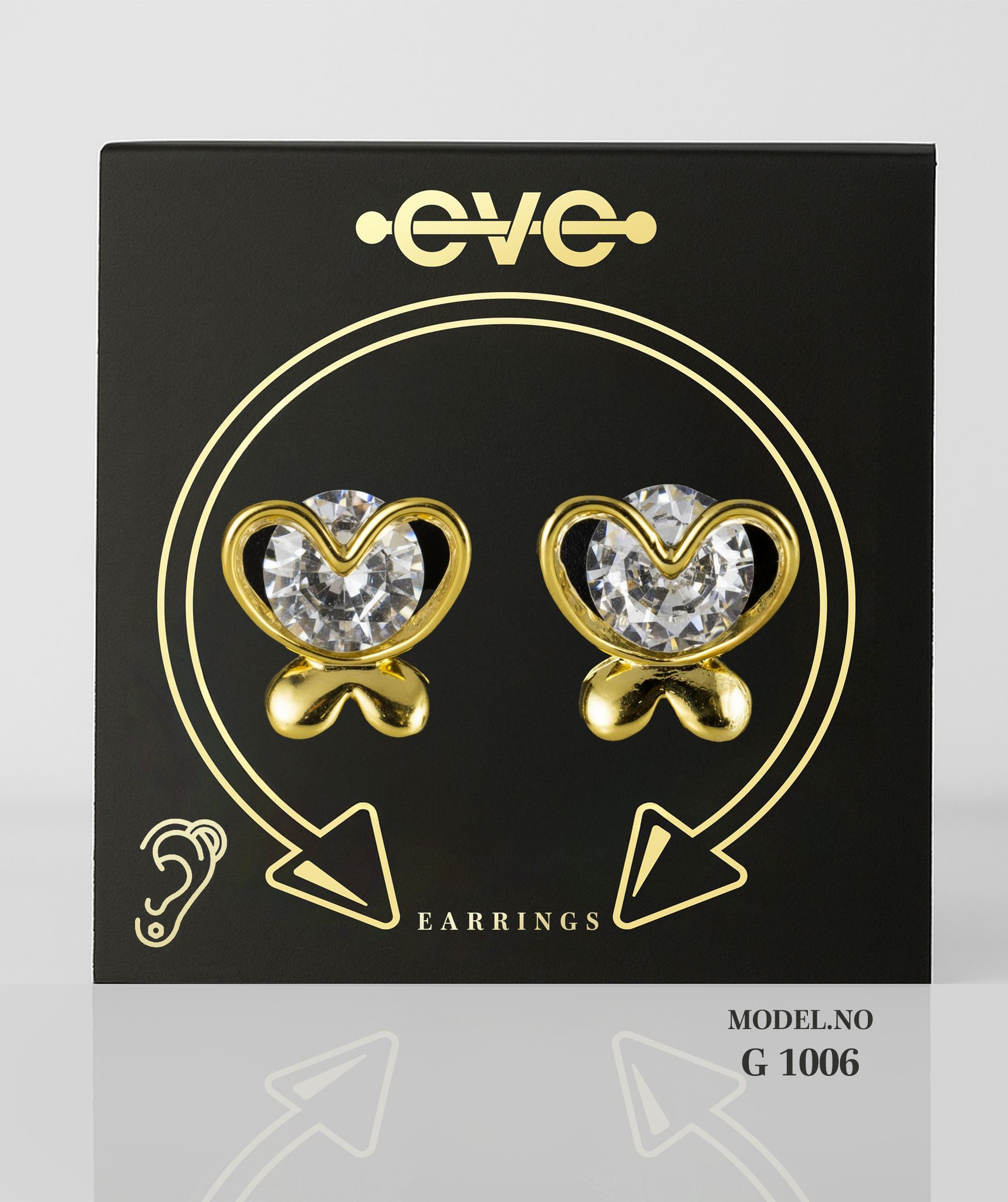 EVE Earrings Gold - G 1006 Ear Ring