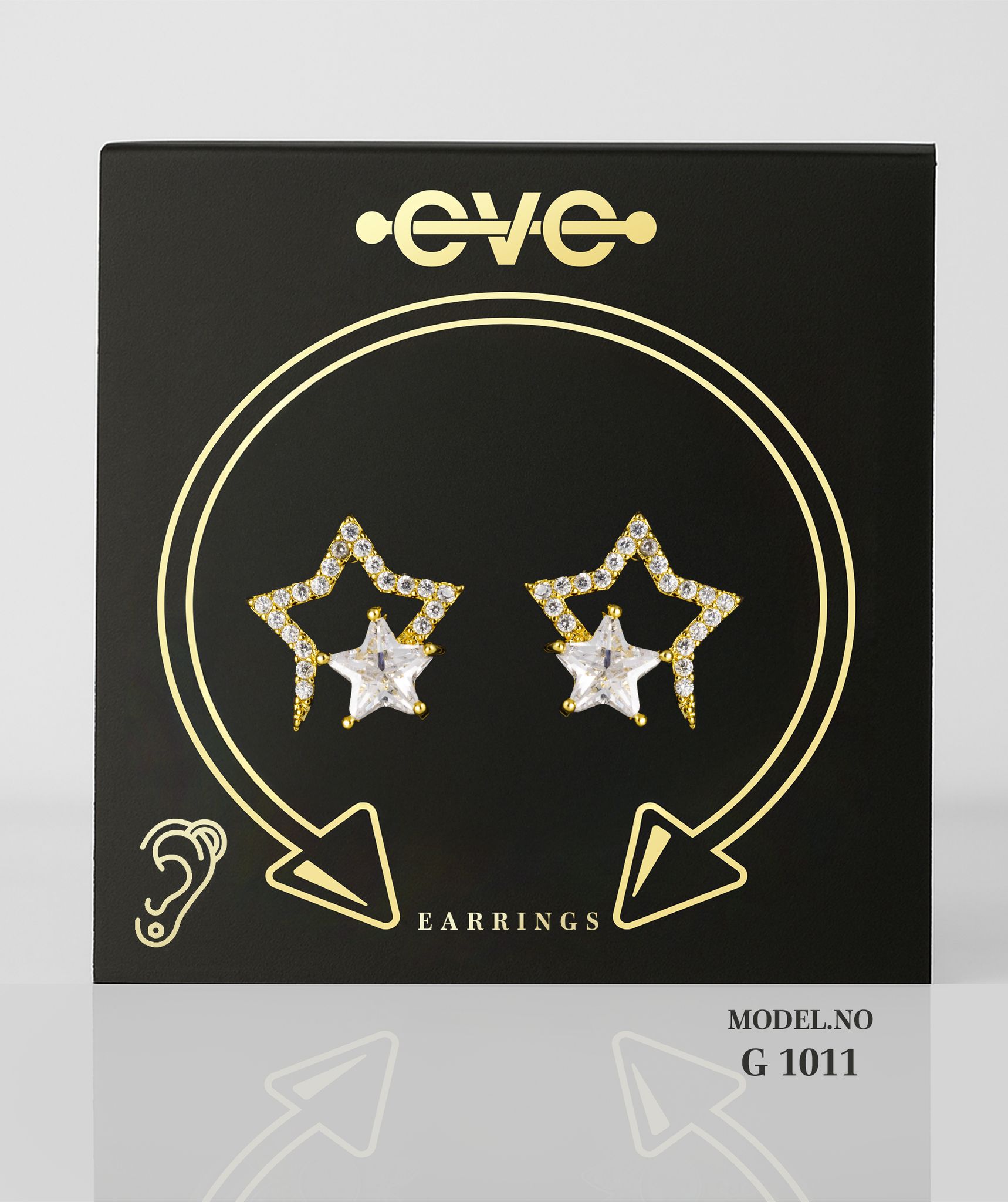 EVE Earrings Gold - G 1011 Ear Ring