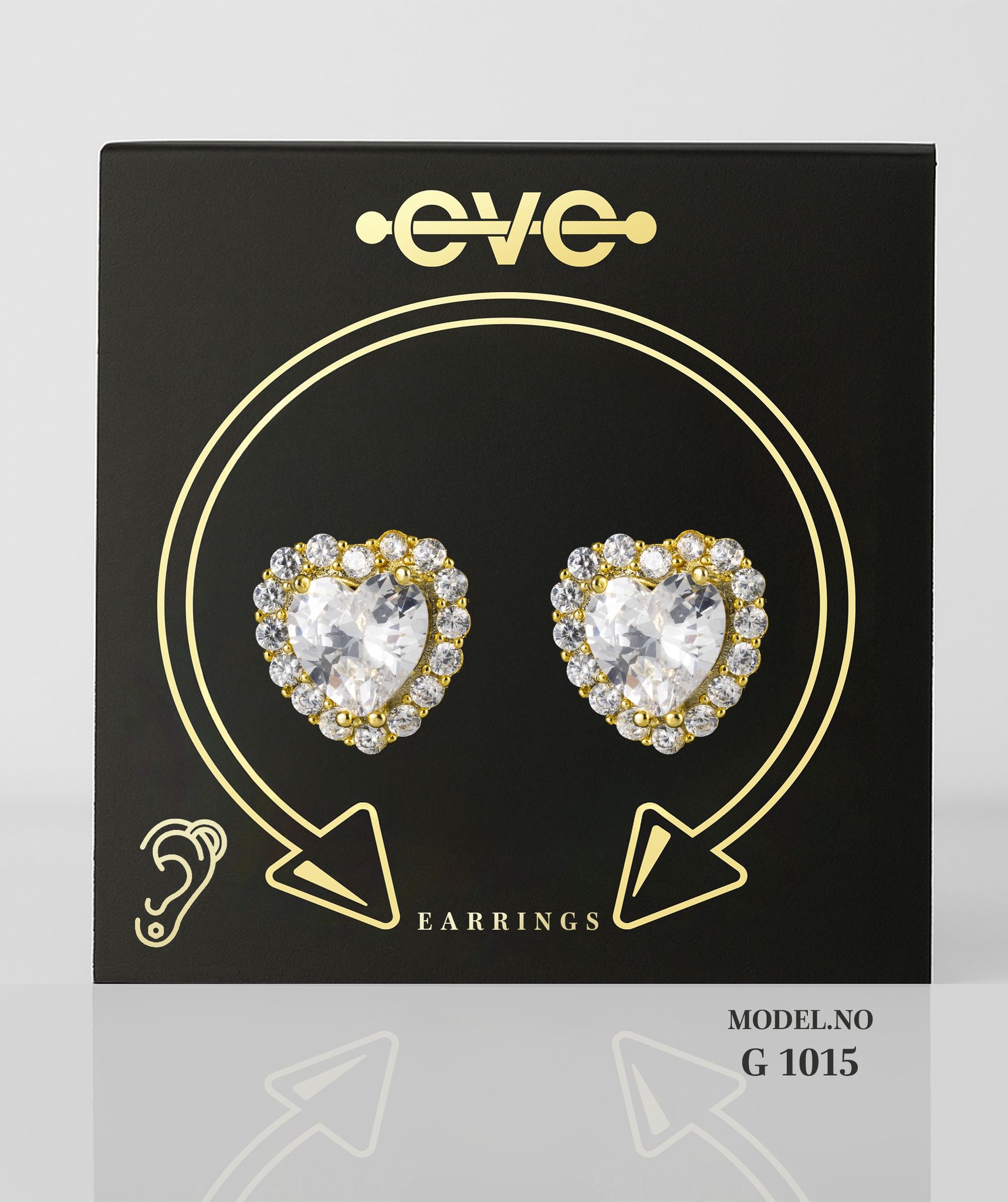 EVE Earrings Gold - G 1015 Ear Ring