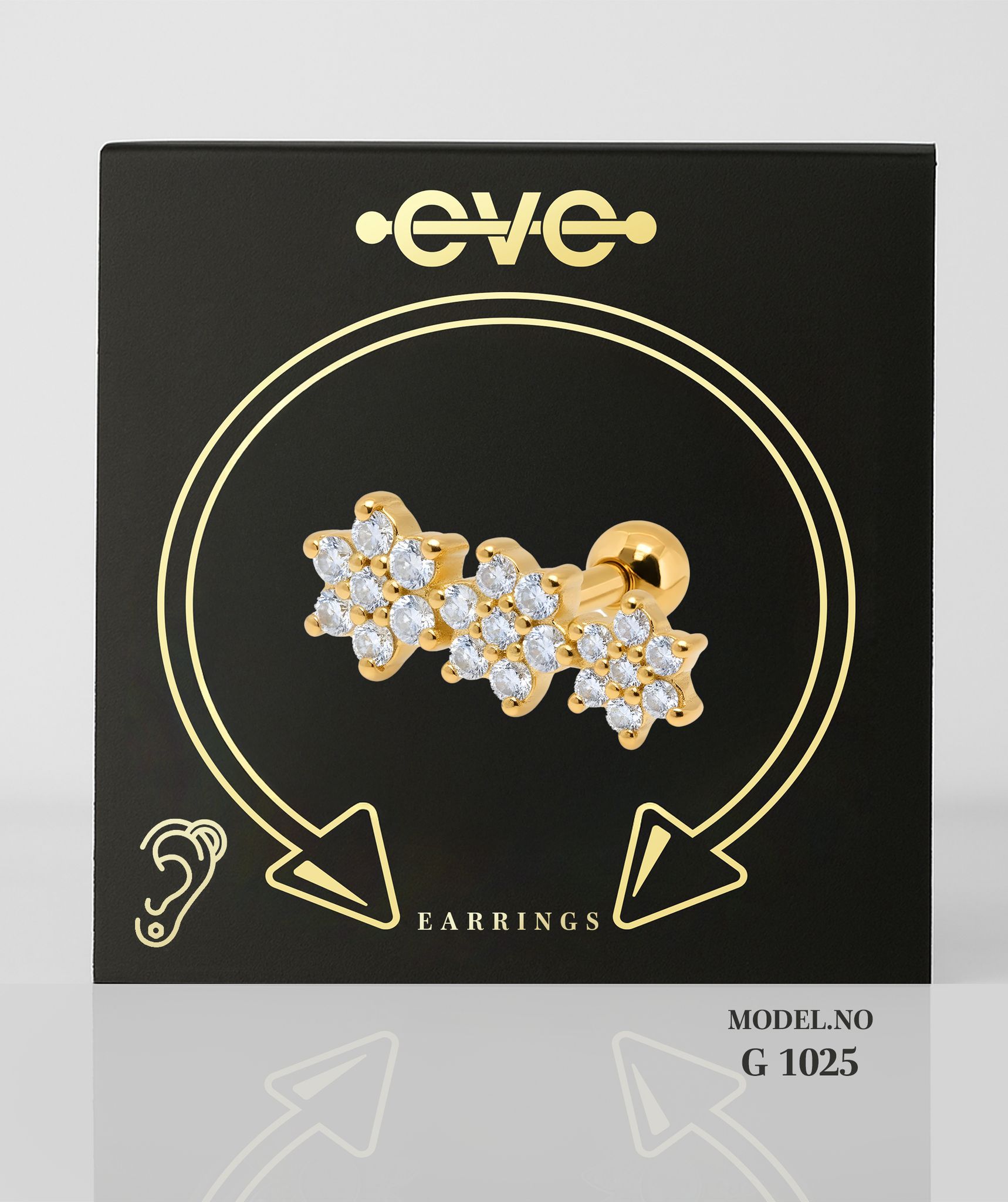 EVE Earrings Gold - G 1025 Ear Ring