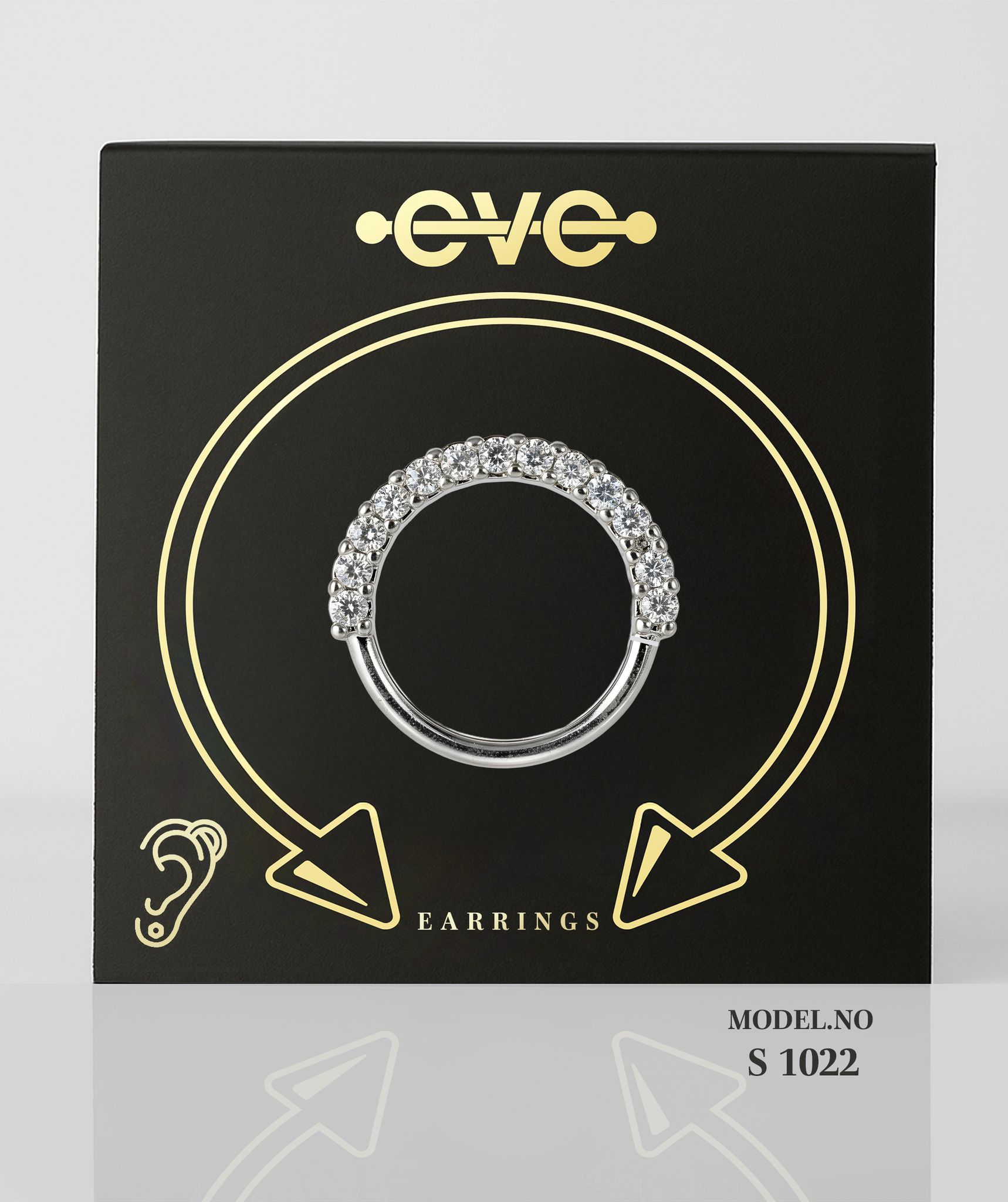 EVE Earrings Silver - S 1022 Ear Ring