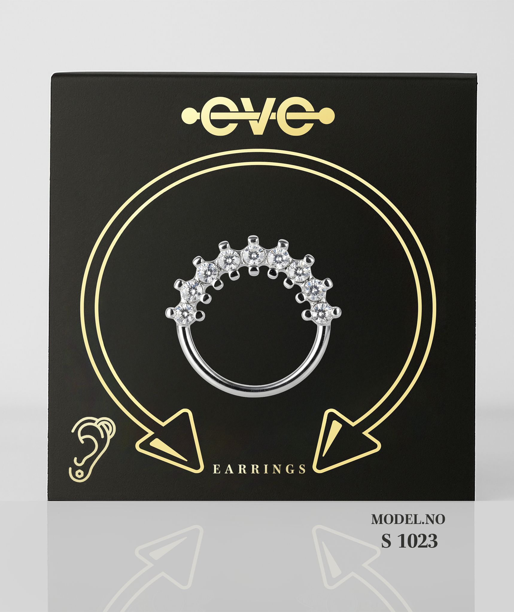 EVE Earrings Silver - S 1023 Ear Ring