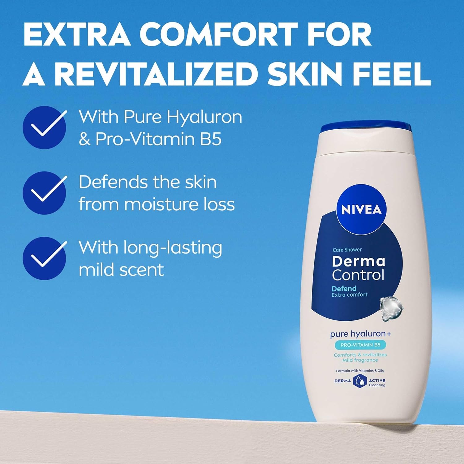 Nivea Derma Control Defend Shower Gel 500 ml