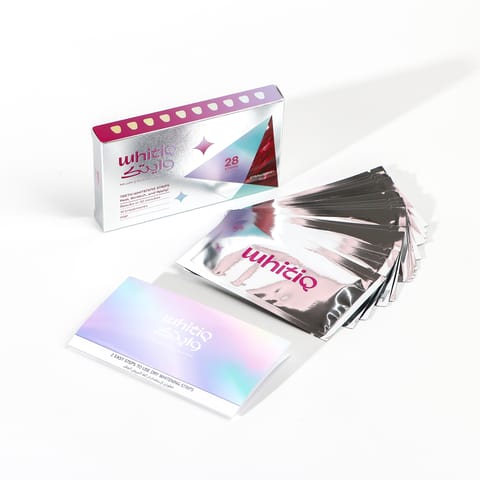 اورال بي لصقات تبييض الاسنان 28 لصقة