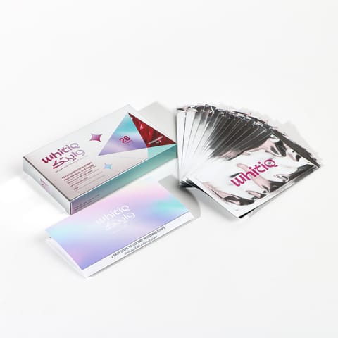 اورال بي لصقات تبييض الاسنان 28 لصقة