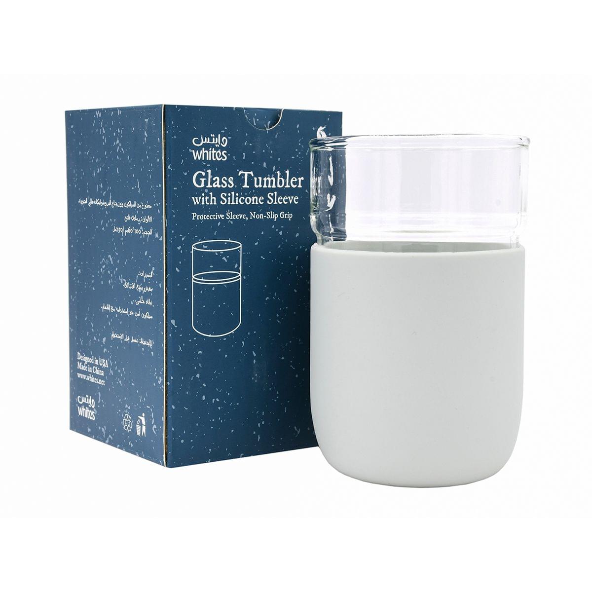 Glass Tumbler With Silicone Sleeve 250 ml